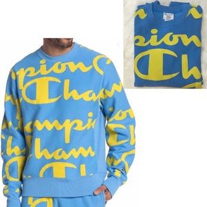 NWT Champion Giant Logo Reverse Weave Sweatshirt